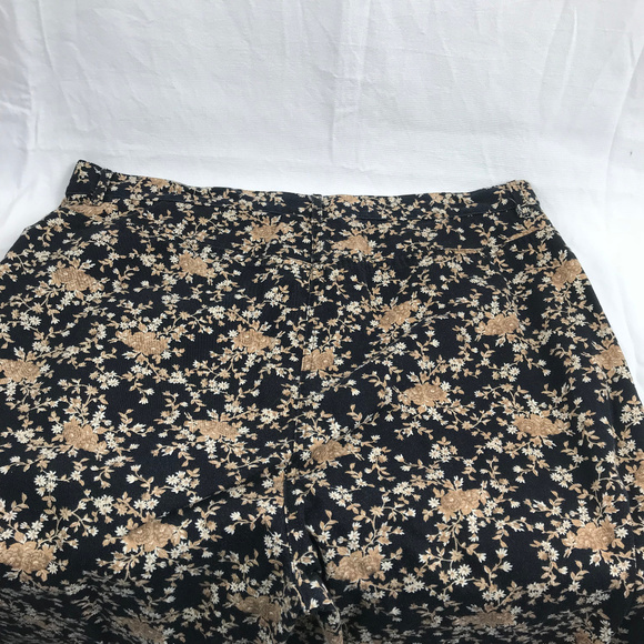Ralph Lauren Navy Blue Jeans Small Flowers 14W - Picture 4 of 8